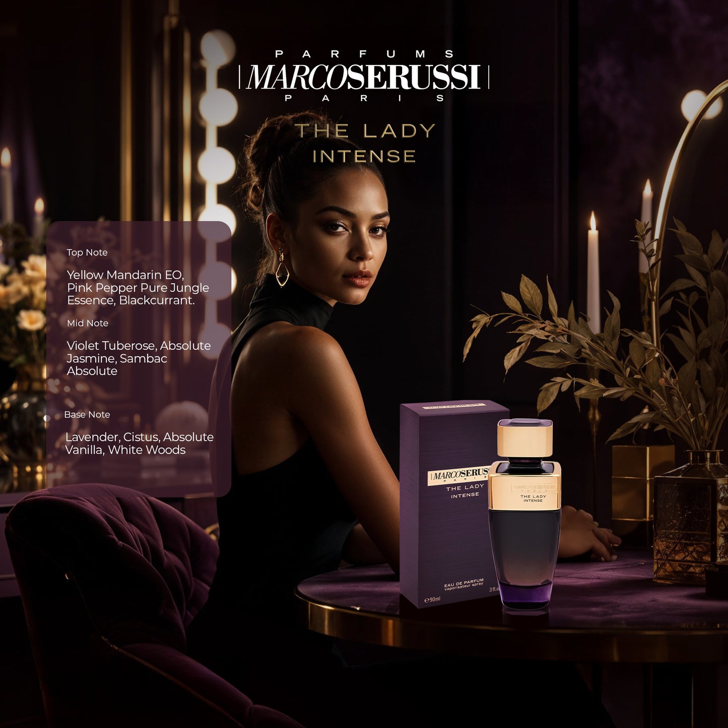 Marco Serussi, The Lady Intense EDP 20ml Perfume