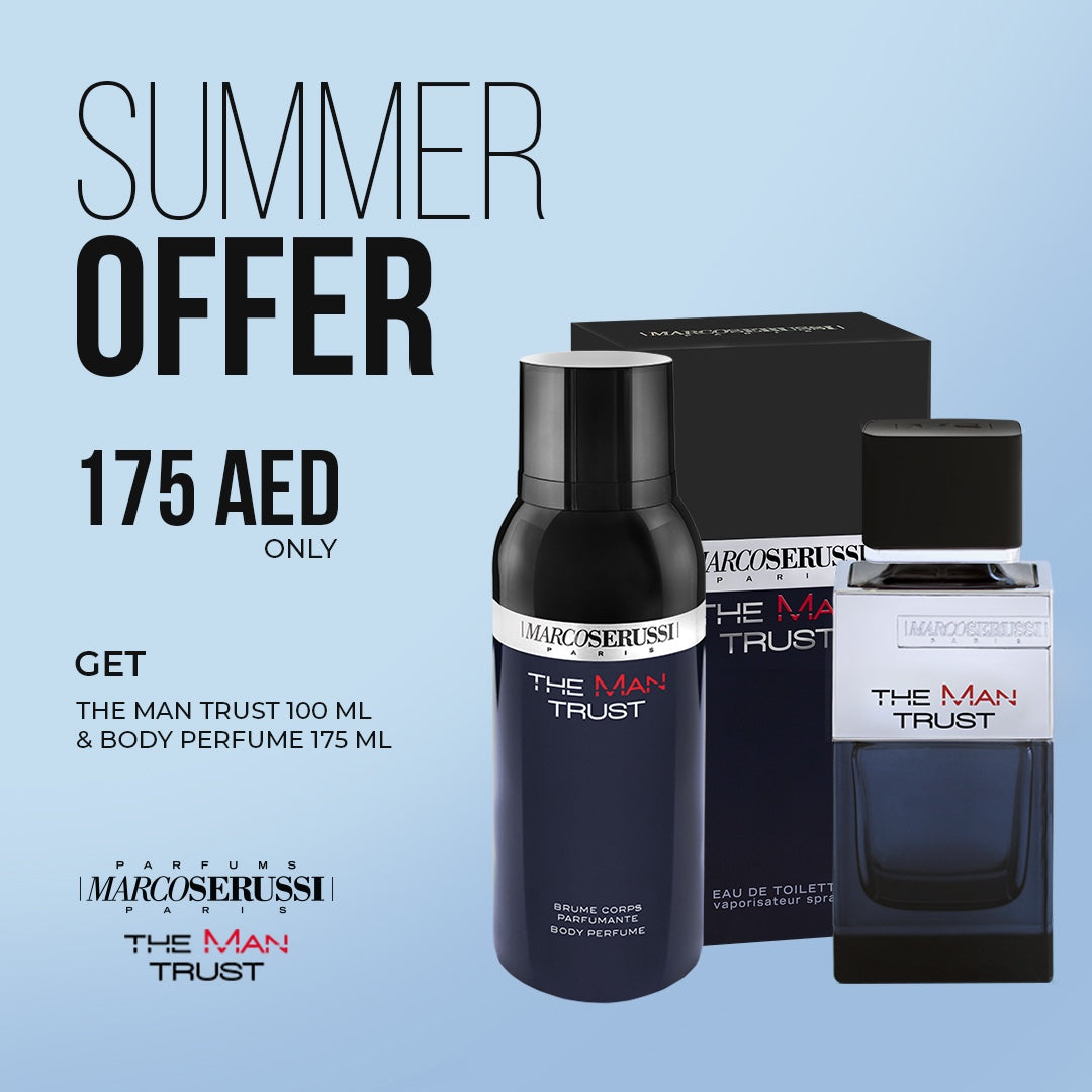 Marco Serussi, The Man Trust EDT 100ml Perfume - Free Body Perfume