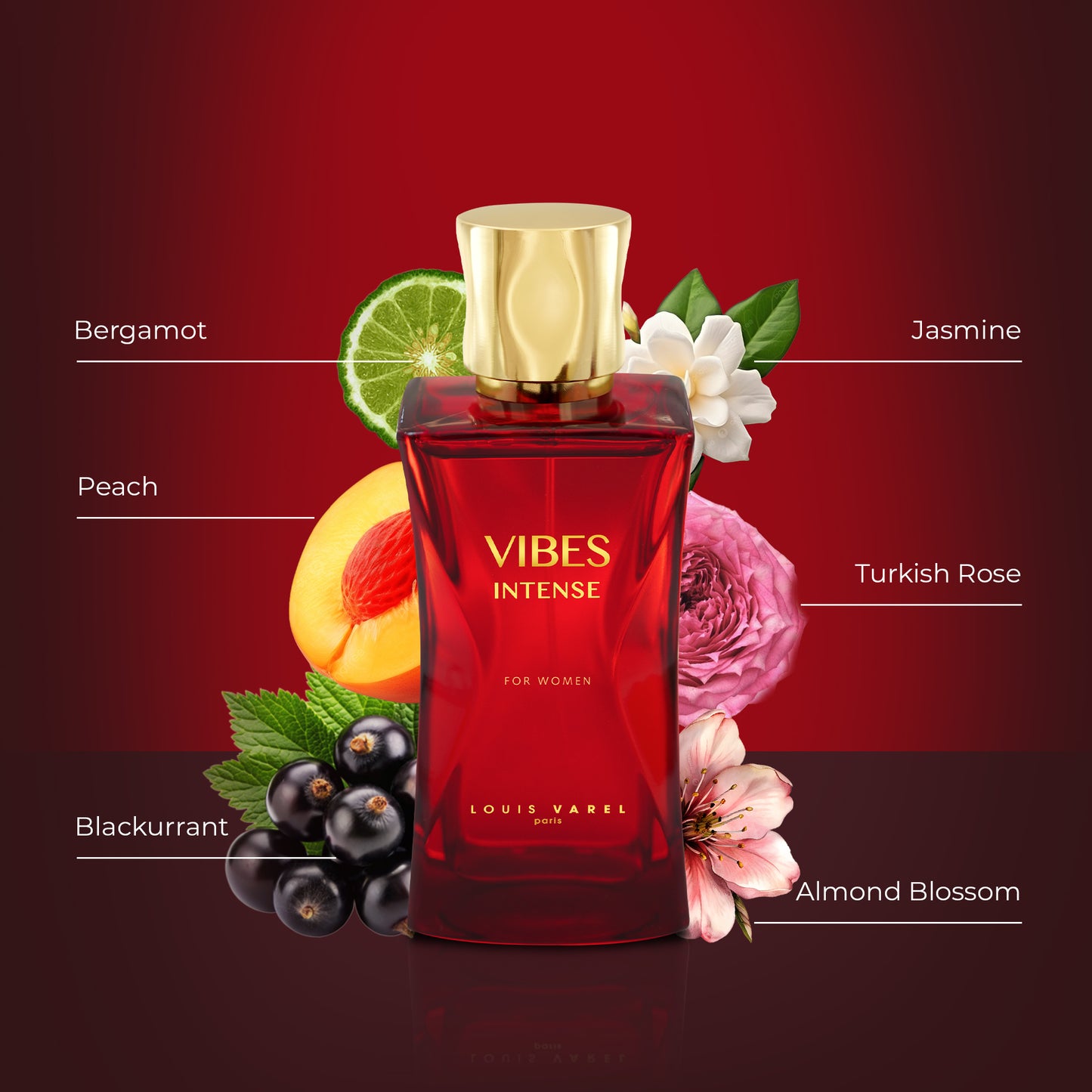 Louis Varel, Vibes Intense Women EDP 100ml Perfume