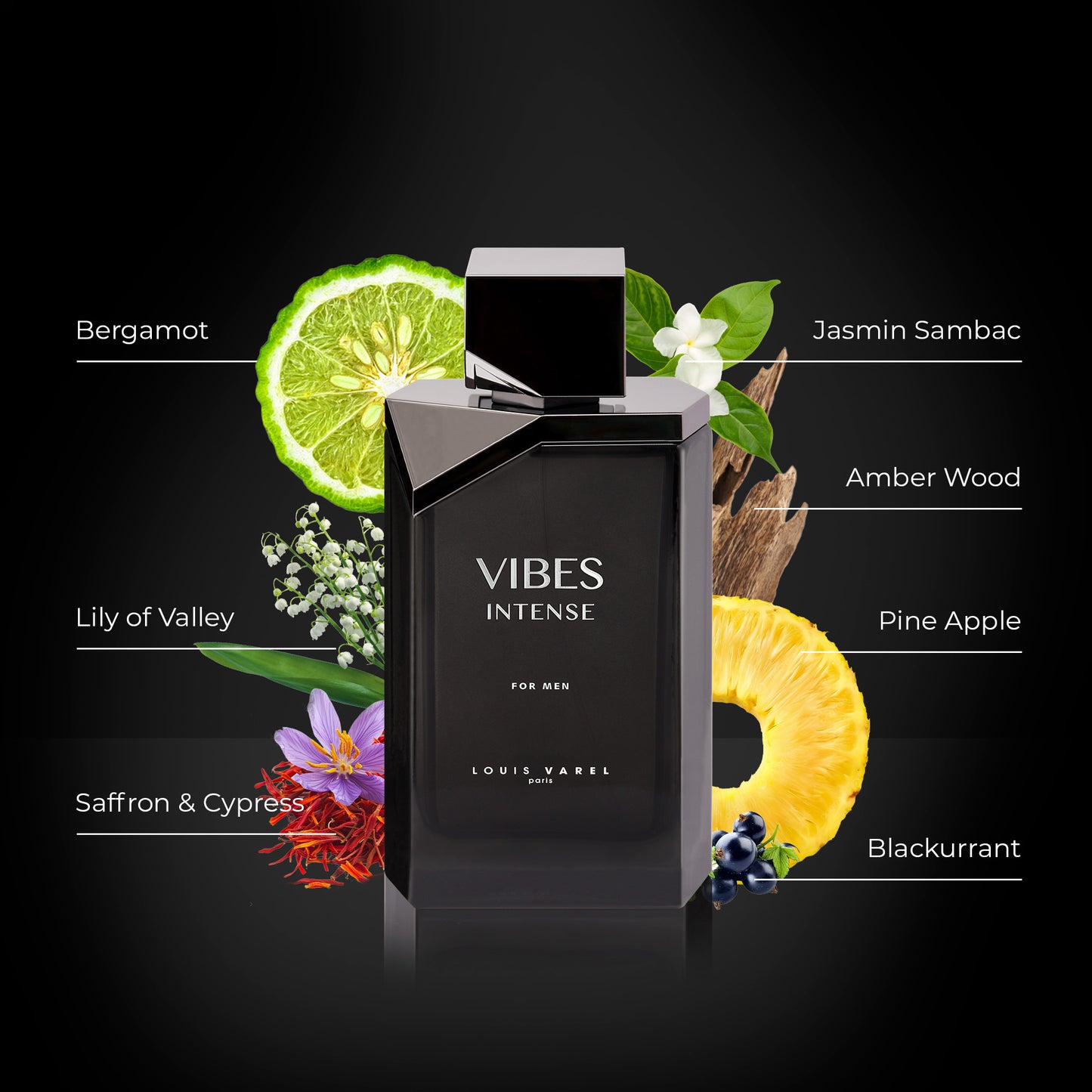 Louis Varel, Vibes Intense Men EDP 100ml Perfume