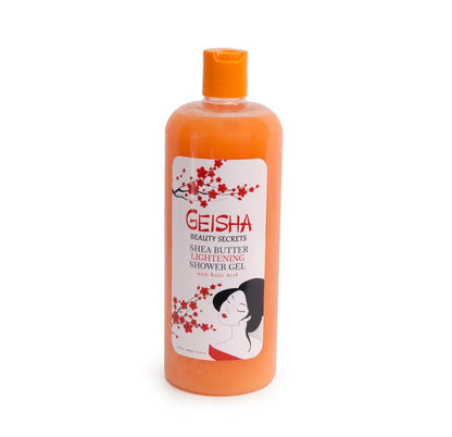 Geisha Beauty Secret Shower Gel | 33 Fl oz / 1000 ml | with Kojic Acid and Shea Butter, Skincare