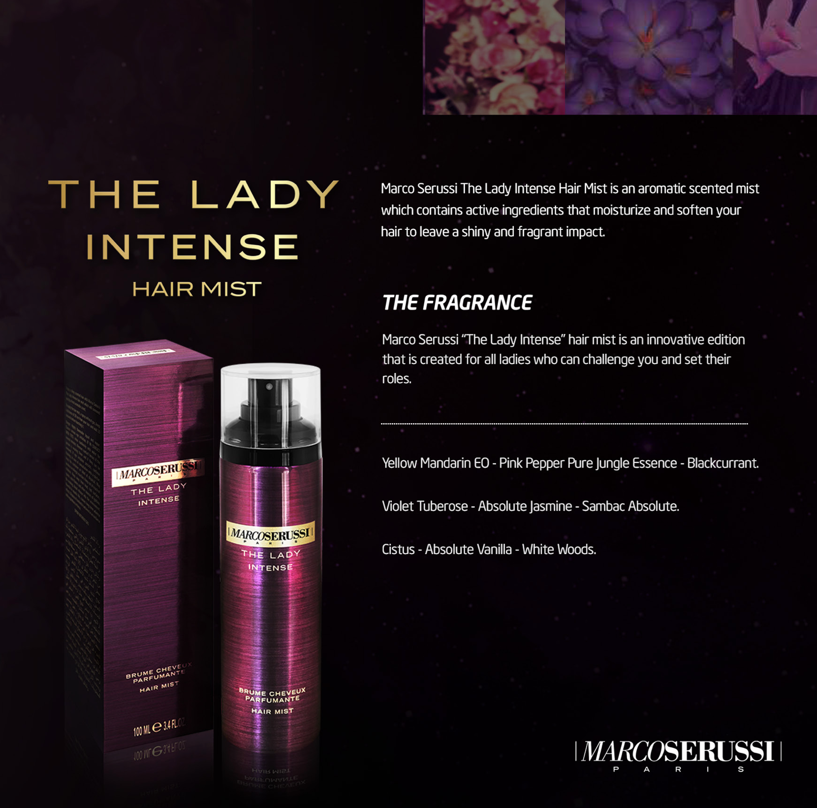 The Lady Intense Hair Mist 100ml: Offer