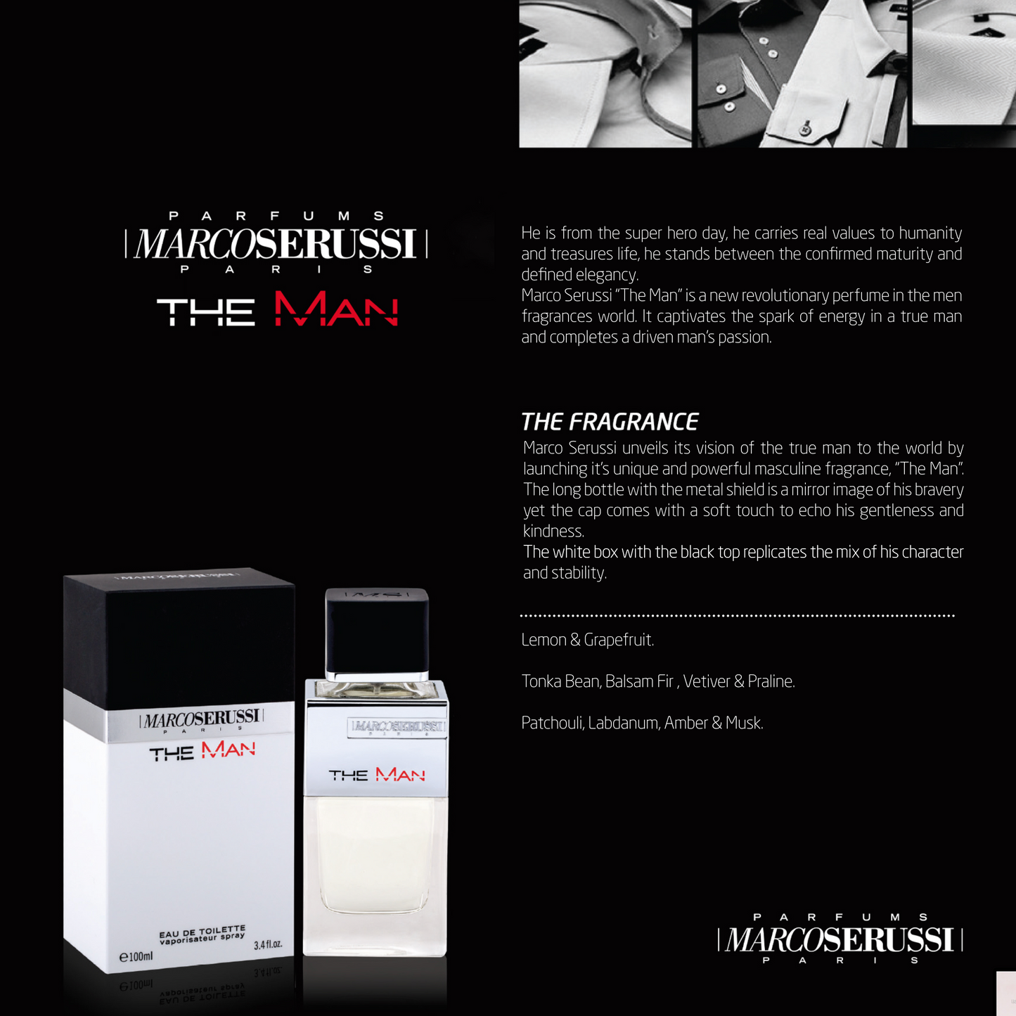 Marco Serussi, The Man EDT 100ml Perfume