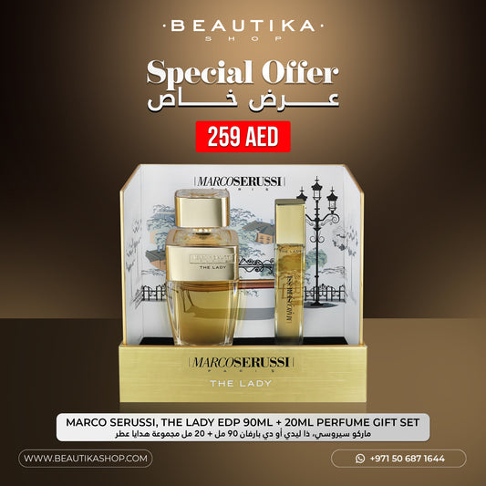 Marco Serussi, The Lady EDP 90ml + 20ml Perfume Gift Set