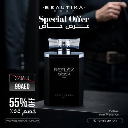 Louis Varel, Reflex Black Men EDT 100ml Perfume